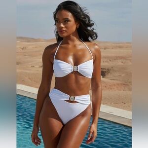 Moda Minx x Savannah Shae Richards White Bikini Set